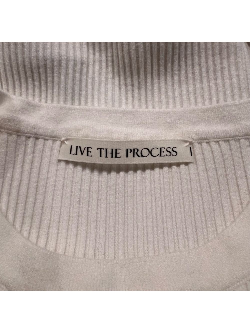 Nwot Live The Process Starr Tie Open Back Sweater Sz-L — image 7 of 8